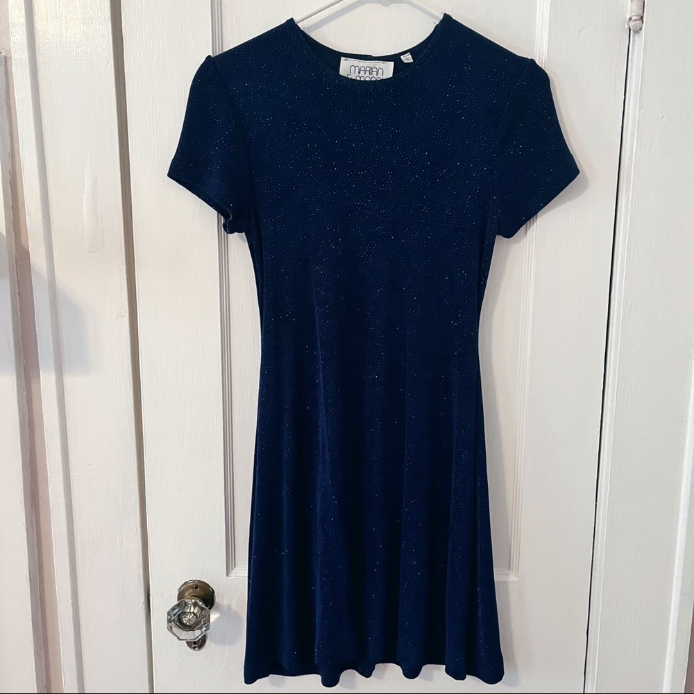 Vintage 90s Blue Dress